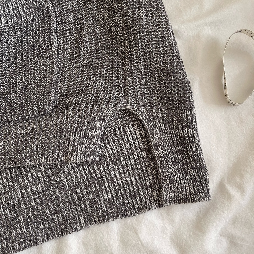 Light Gray Cardigan Sweater - Picture 4 of 4